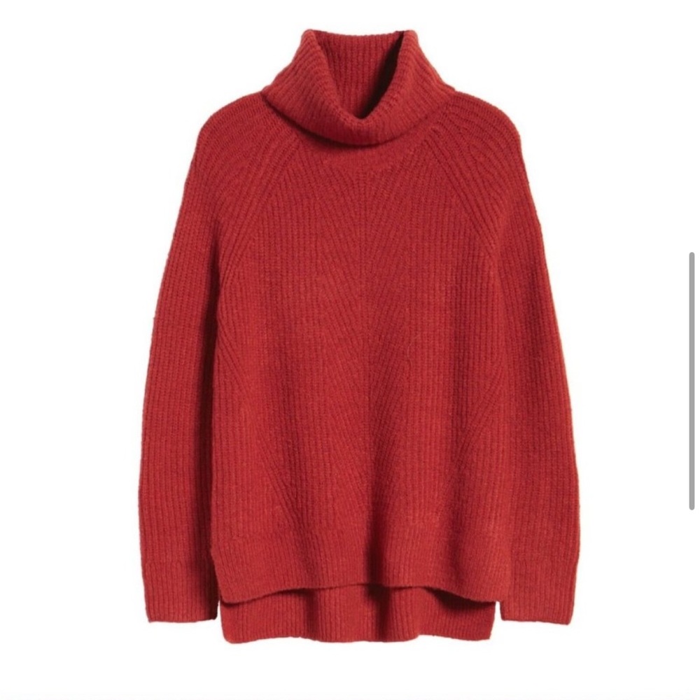 Madewell Red Knit Sweater